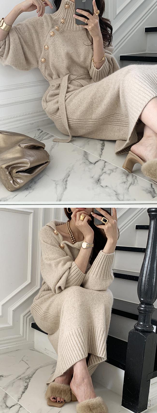 Elena Elegant Sweater Dress - Multiple Colours (S-XL)