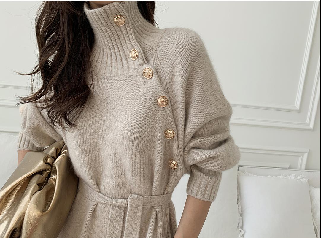 Elena Elegant Sweater Dress - Multiple Colours (S-XL)