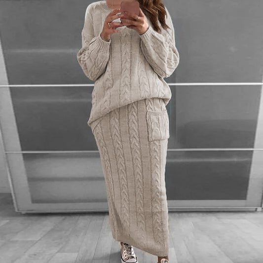 My Style Knitted Skirt & Top Set - Multiple Colours (S-4XL)