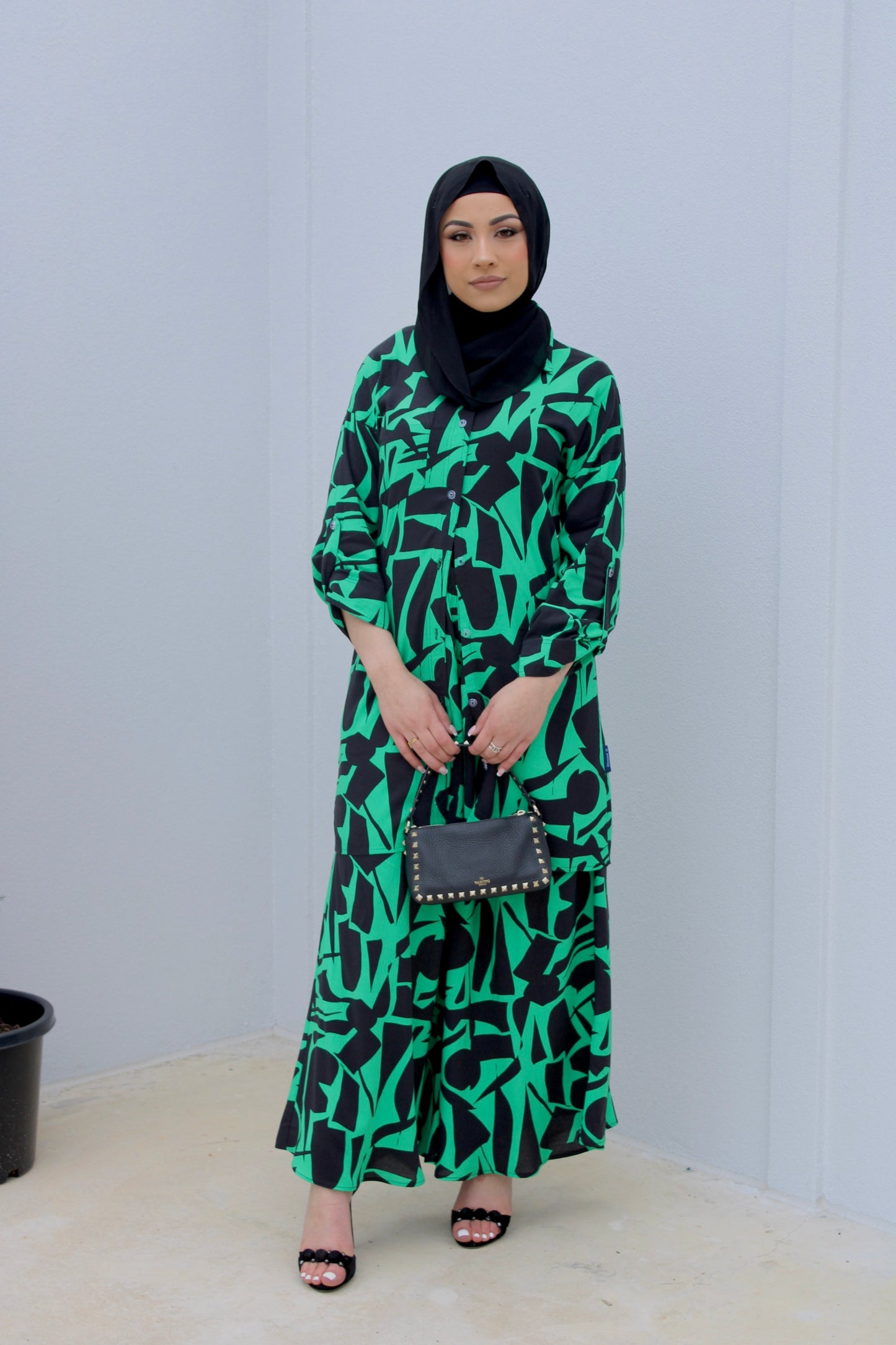 Element31 Collection Abstract Print Tunic & Pant Set