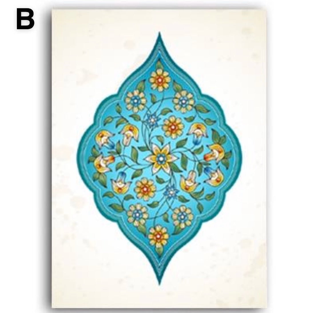 Ornate Arabesque Floral Wall Art