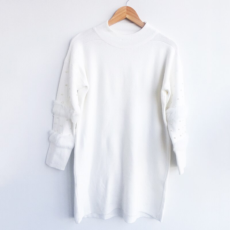Pearls Don’t Lie Sweater - White