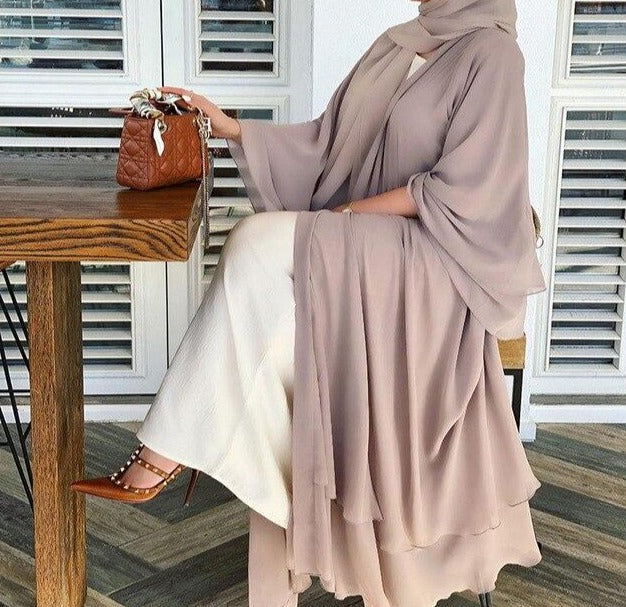 Sway My Way Over Sized Abaya Cardigan - 2 Colours (S-XXL)