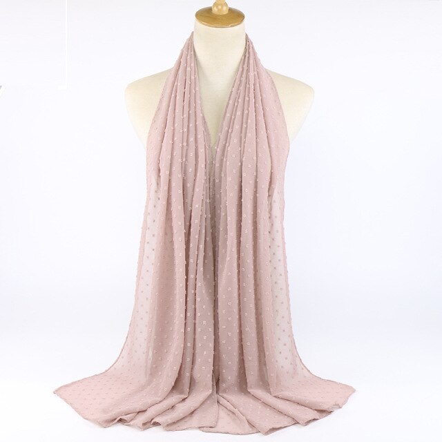 Elisa Bubble Chiffon Scarf - Multiple Colours