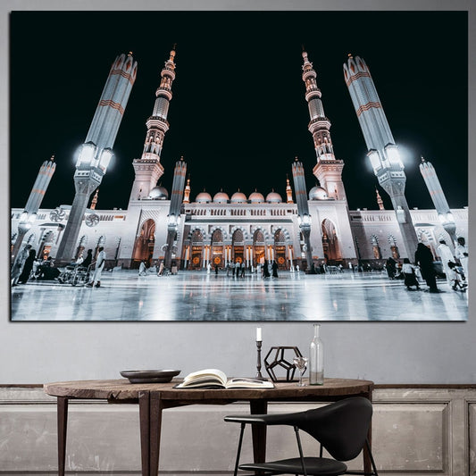 Masjid Al Nabawi in Madinah Wall Art