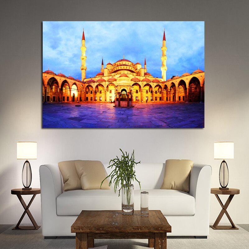 Blue Sultan Ahmed Mosque Wall Art